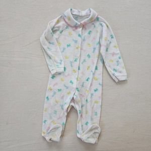 Vintage Animals Terrycloth Pajamas 18-24 months